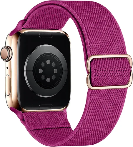 Miniatura 28 de Correas elásticas de nailon compatibles con Apple Watch de 1.496 pulgadas, 1.575 pulgadas, 1.614 pulgadas, 1.654 pulgadas, 1.732 pulgadas, 1.732