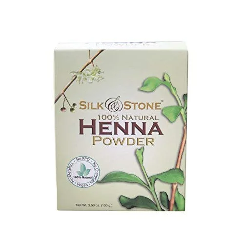 Tinte para el crecimiento del cabello de seda y piedra 100% puro y natural de polvo henna, oscuro de la alheña de la mancha, Mehndi, Condiciones,