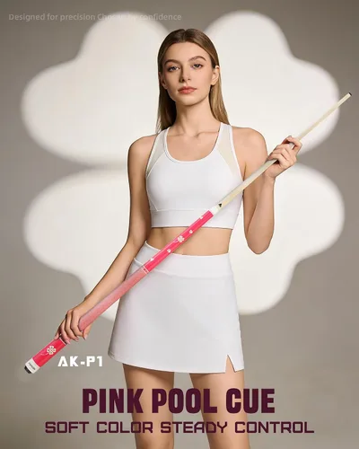 Miniatura 3 de KONLLEN Pool Cue Stick Low Deflection Billiards Cue Stick Young Fashionable 58" Professional Pool Table Sticks Gifts for Adults -12.5mm Tip, 3/8 *