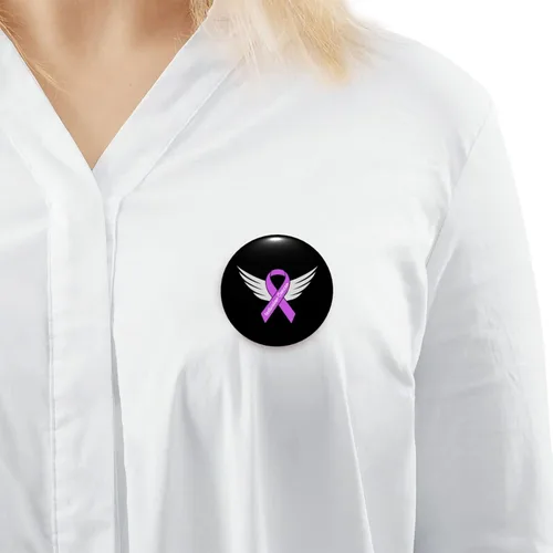 Miniatura 6 de Testicular Cancer Awareness Badge Round Badge Pins Circle Shape Button Pins Brooches Clothes Hats Backpack Accessories 12 Pcs Medium