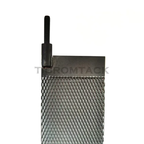 Miniatura 6 de Placas de ánodo de titanio reemplazables con recubrimiento de rutenio e iridio para ionizadores de agua o generadores de hipoclorito de sodio