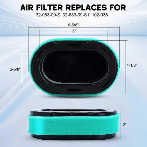 Miniatura 5 de Kit de mantenimiento 7000 32 083 09-S Filtro de aire para Kohler 32 883 09-S1 KT715 KT725 KT730 KT735 KT740 KT745 Motor de cortacésped de 19HP-26HP