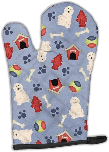 Miniatura 346 de Caroline's Treasures BB2732OVMT Dog House Collection Border Collie - Guante de horno grueso resistente al calor para sartenes calientes y horno