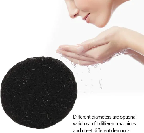 Miniatura 8 de 100 filtros de microdermoabrasión negros, 3 tamaños, filtro de algodón, almohadillas de filtrado redondas para máquina de belleza de eliminación