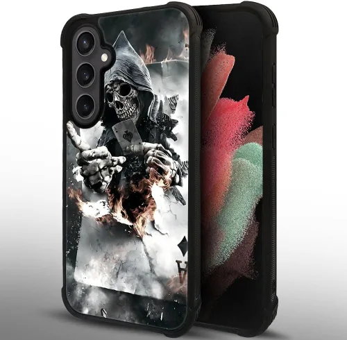 Miniatura 392 de CARLOCA Funda compatible con Samsung Galaxy S22 Ultra, diseño gráfico de Star Howling Wolfs Samsung Galaxy S22 Ultra, diseño gráfico, a prueba