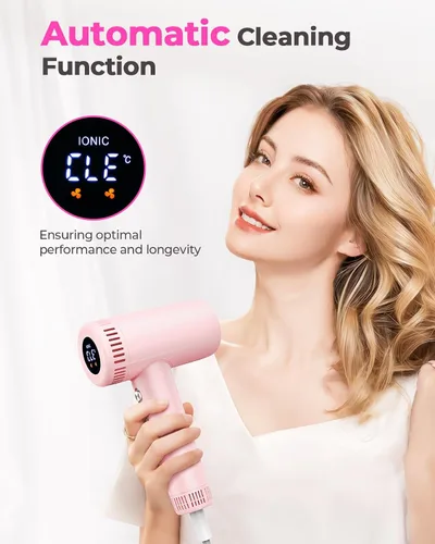 Miniatura 7 de Secador de pelo para mujer – Secador de pelo iónico de 160,000 RPM – Secador de pelo profesional de secado rápido de alta velocidad, juego de 9