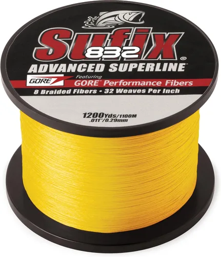 Miniatura 4 de Sufix 832 Advanced Superline Cuerda de pescar trenzada - 150 yardas verde (Low Vis Green)