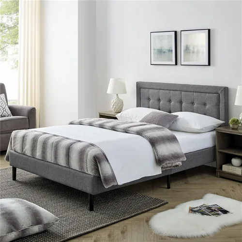 Miniatura 10 de Classic Brands Mornington - Base de cama y cabecera tapizadas