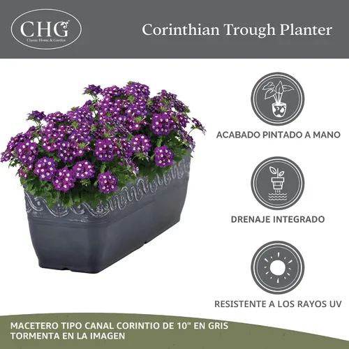 Miniatura 4 de Classic Home and Garden - Maceta redonda Corinthian