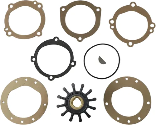 Kit de reparación de impulsor de bomba de agua de repuesto para Sherwood 10615K-SHW y Johnson 09-702B-1 Volvo Penta 835874 Yanmar 128170-02070