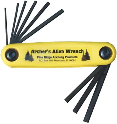 Miniatura 2 de Pine Ridge Archery Juego de llaves Allen para arqueros y kit de combo con funda