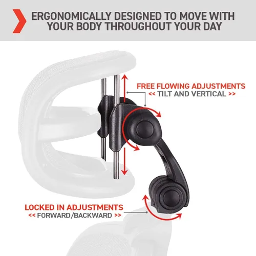 Miniatura 5 de Reposacabezas para silla Herman Miller Aeron de Engineered Now., otro, Plomo