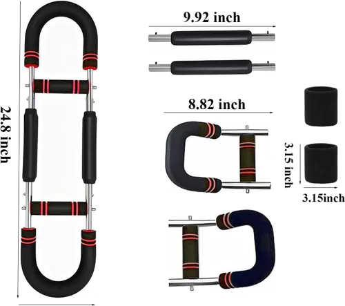 Miniatura 2 de Twister Arm Trainer ajustable 60-100lb pecho hombro antebrazo sistema de fuerza portátil de cuerpo completo equipo de entrenamiento para gimnasio