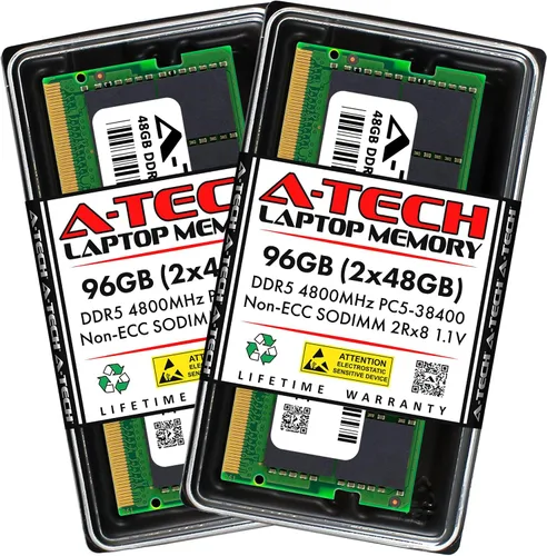 Miniatura 34 de A-Tech Kit de 16 GB (2 x 8 GB) DDR5 5600 MHz PC5-44800 CL46 SODIMM 1.1V sin ECC sin búfer SO-DIMM 262-Pin Computadora portátil Módulos