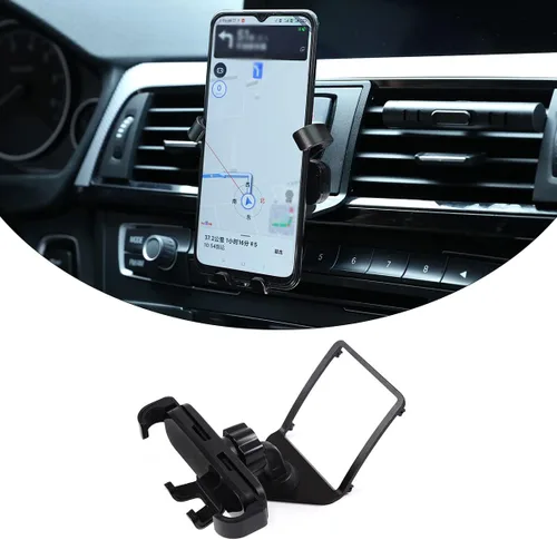 Miniatura 8 de Soporte de teléfono móvil para automóvil compatible con BMW 3 4 Series M3 M4 F30 F31 F32 F33 F34 F36 F80 F82 F83 Soporte giratorio de 360 grados