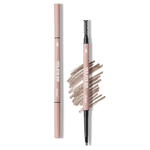 Miniatura 8 de Auburn - Lápiz de cejas con cepillo, lápiz de cejas rojo para mujer, ultra preciso, lápiz de cejas Aubrun impermeable, crea cejas tupidas esponjosas
