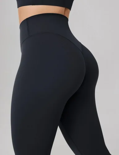 Miniatura 3 de UNISSU Leggings de entrenamiento de cintura alta sin costura frontal para mujer, pantalones de yoga suaves para gimnasio, mallas atléticas - 25