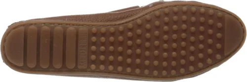 Miniatura 4 de Minnetonka Mocasines suaves de piel de ciervo para mujer, Negro
