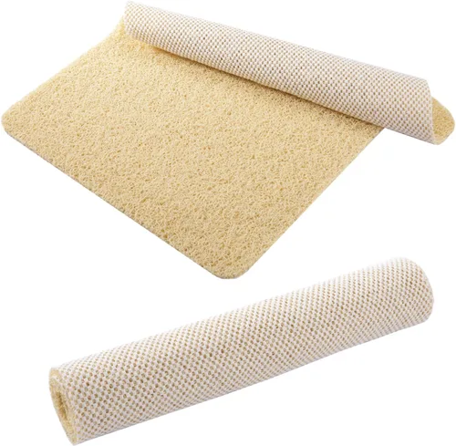 Miniatura 7 de Alfombrilla de ducha antideslizante de PVC para ducha interior, baño (15.7 x 23.6 in, gris)