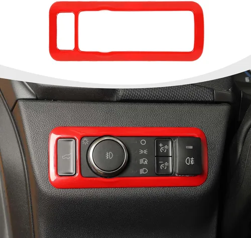 Miniatura 8 de RAZPOY Cubierta de botón del interruptor de faros para accesorios Ford Bronco 2021-2025 Azul