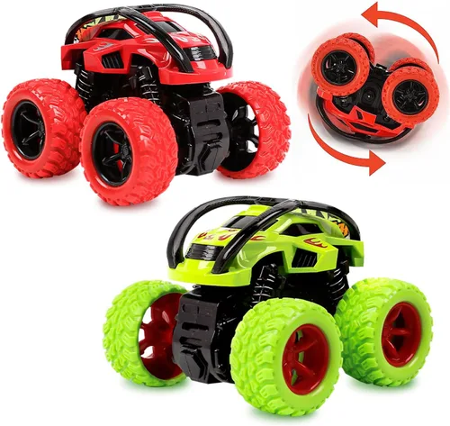 YINSHENG Juguetes de auto para niños de 2, 3, 4, 5 años, juguetes de autos de tracción hacia atrás, camiones monstruos para niños de 2 a 6 años,