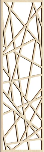 Miniatura 181 de Conway Paneles de pared decorativos de madera con calado, 9 3/8 pulgadas de ancho x 24 3/8 pulgadas de alto x 1/4 de alto, aliso