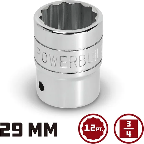 Miniatura 2 de Alltrade 643232 - Enchufe (3/4 pulgadas, 1.142 in, 12 puntos)