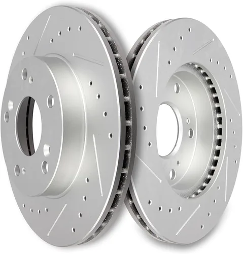 Miniatura 55 de SCITOO Rotores de freno traseros, 2 kits de frenos para Acura Integra 1990-2001, Honda Civic 1992-1995 1999-2000, para Civic del Sol 1993-1997, CRX