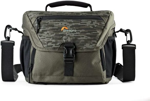 Miniatura 9 de Lowepro LP37123, Nova 180 AW II - Bolsa para cámara, impermeable, personalizable, se adapta a Pro-Depth DSLR con lente, dron compacto, 3-4 lentes