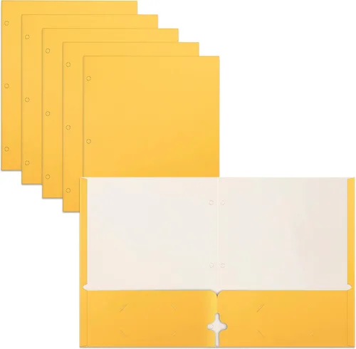 Miniatura 17 de Better Office Products Carpetas portafolio de dos bolsillos, paquete de 50 unidades, color negro, carpetas de papel tamaño carta, 50 piezas