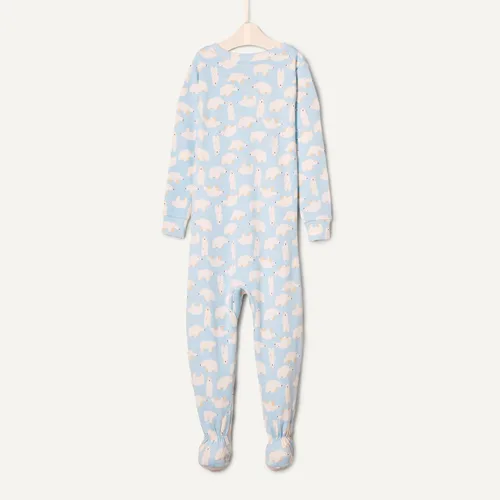 Miniatura 5 de Tienda Essentials x Sofia Grainge - Pijama unisex de algodón con pies para niños pequeños y bebés, paquete de 2