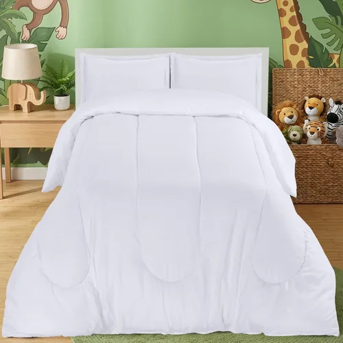 Miniatura 12 de Utopia Bedding - Juego de edredón reversible para todas las estaciones en negro y gris con 2 fundas de almohada, juego de ropa de cama de microfibra