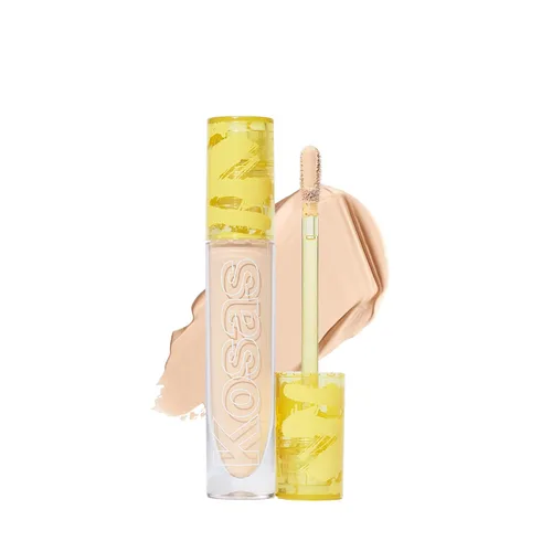 Miniatura 28 de Kosas Revealer Corrector - Maquillaje de cobertura media con ácido hialurónico, oculta las ojeras debajo de los ojos, manchas oscuras e Tono 6.8 W