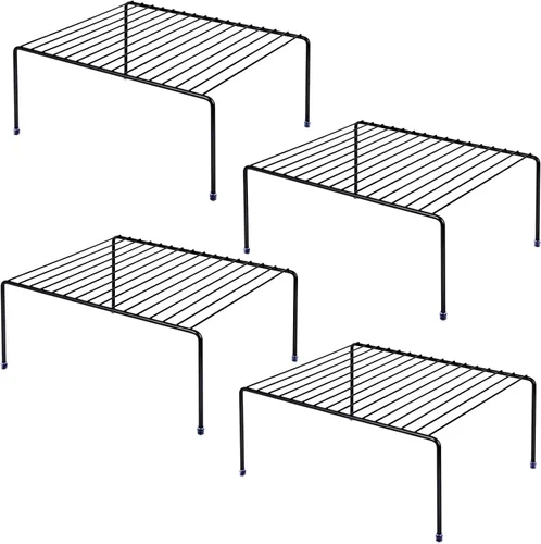 Miniatura 6 de Estante de almacenamiento mediano (13.1 x 10.2 pulgadas), estante de almacenamiento para gabinete y refrigerador, organizador de almacenamiento