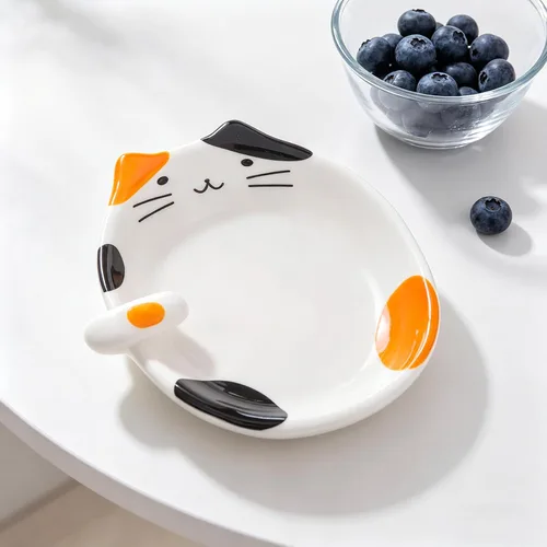 Miniatura 6 de Soporte de cuchara para gatos, soporte de cuchara de cerámica para la parte superior de la estufa, accesorios de cocina para gatos, soporte