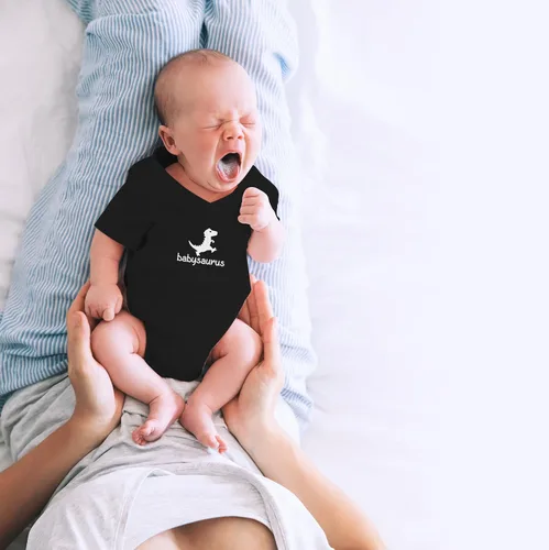 Miniatura 3 de Crazy Bros Tees Babysaurus - Body de una pieza para bebé con diseño de dinosaurio