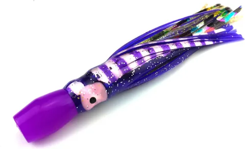 Miniatura 18 de Lobo Lures Micro-Typhoon UV 5 "Mahi Tuna Ahi Señuelo Trolling Señuelo Big Game Azul Lumo Glow