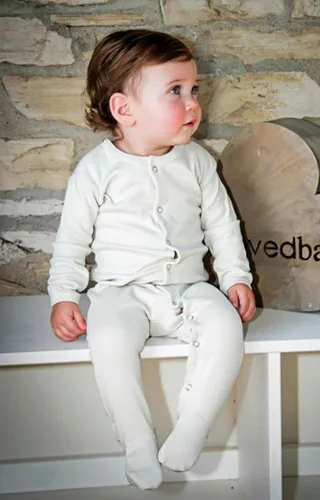 Miniatura 2 de Lovedbaby Pies orgánicos para bebé para niña GrisBeige
