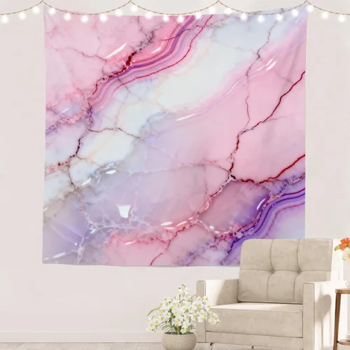 Miniatura 57 de Batmerry Abstract Repeat Polyester Tapestry, Tiled Directional Lightweight Wall Hanging High-Definition Print Backdrop For Dorm Room Bedroom Living