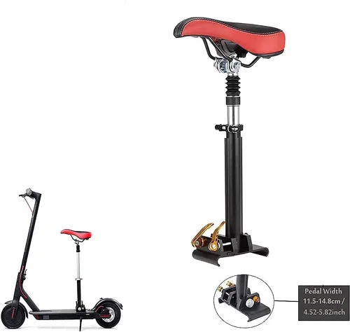 Miniatura 8 de Asiento de scooter eléctrico apto para Xiaomi M365 / 1S / Lite/Pro, Aovopro ES80, Razor C25 Sillín de scooter eléctrico ajustable con función