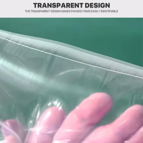 Miniatura 4 de 100 unidades, (4 x 4 pulgadas), bolsa transparente con cierre de cremallera de 2.5 mil de grosor, bolsas con cremallera, bolsas de plástico