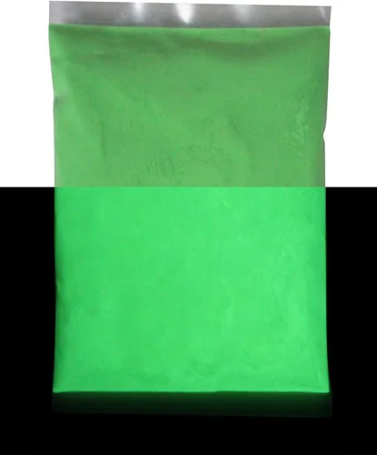Miniatura 9 de Polvo de pigmento fluorescente de aluminio de estroncio invisible neutro que brilla en la oscuridad, luz negra UV libre de polvo