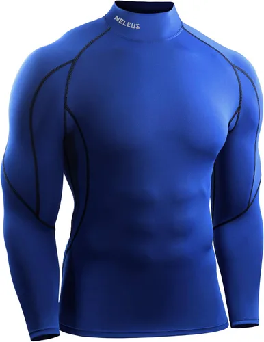 Miniatura 2 de NELEUS Men's 3 Pack Athletic Compression Shirt Running Shirts