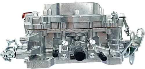 Miniatura 4 de 1805 - Repuesto de carburador de 4 barriles para carburador Thunder AVS 650 CFM con acabado satinado, orificio cuadrado (estrangulador manual)