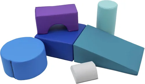 FDP SoftScape Playtime and Climb - Juego multiusos para bebés y niños pequeños de 10m a 2 años; escalador y juego de bloques, aprende habilidades