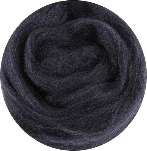Miniatura 75 de 24 tipos de lana rosa, 4.23 oz (120 g), adecuado para fieltro húmedo y fieltro de aguja de telas hiladas de lana. Un paquete de prueba está Tonos