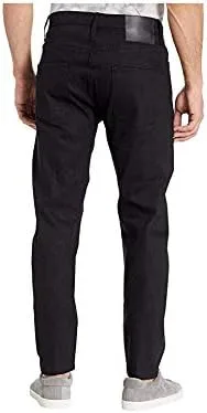 Miniatura 3 de The Unbranded Brand Mens Relax Tapered in 11 oz Solid Black Stretch Selvedge 11 Oz Black Stretch Selvedge 40 34