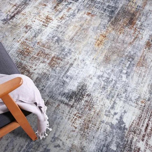Miniatura 117 de IOHOUZE Alfombra abstracta lavable de 3 x 12 pies para pasillos, antideslizante para cocina, camino de entrada de lana sintética para interiores