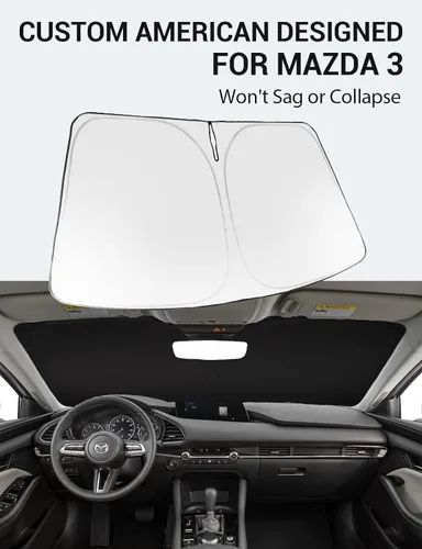 Miniatura 713 de Proadsy Parasol plegable para parabrisas delantero 2026, ajuste personalizado, accesorios para CRV SUV LX EX EX-L EX-L Navi Touring 2017-2022