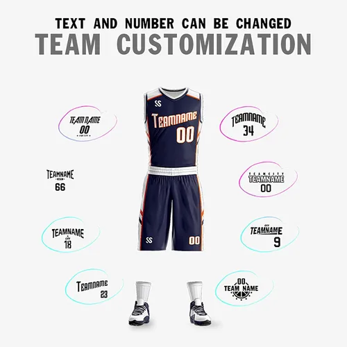 Miniatura 5 de Personaliza tu propio uniforme de baloncesto reversible, nombre y número personalizados para hombresmujeres y jóvenes, talla única